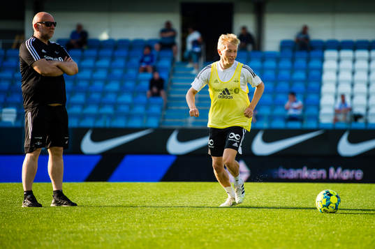 Karl Oskar Emberland, assistant coach of Rosenborg, and
