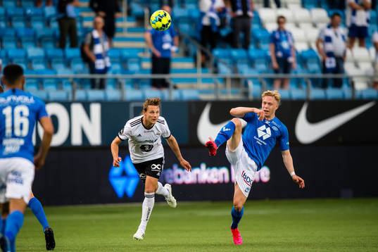 Vegar Eggen Hedenstad of Rosenborg and Ola Brynhildsen of