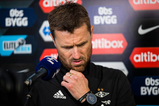 Eirik Horneland, head coach of Rosenborg