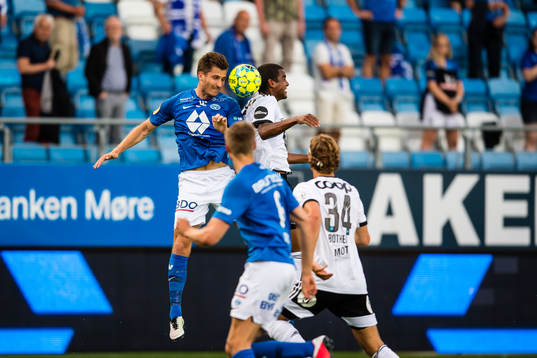 Kristoffer Haugen of Molde and Emil Konradsen Ceide of