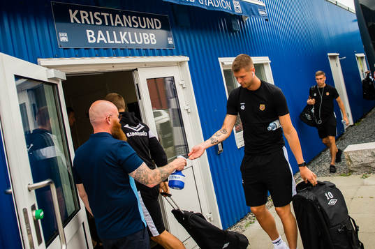 Holmbert Aron Briem Fridjonsson of Aalesund arrives