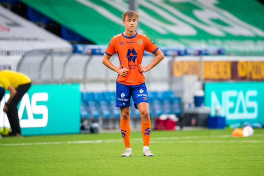 Markus Seehusen Karlsbakk of Aalesund looks dejected