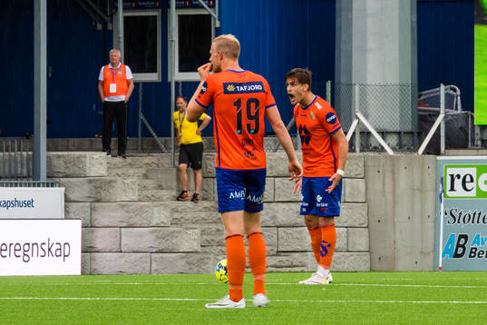 Sigurd Hauso Haugen of Aalesund reacts