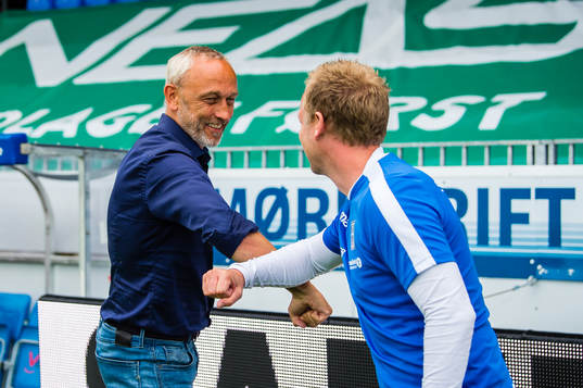 Lars Bohinen, head coach of Aalesund, and Christian