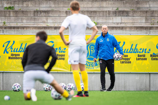 Lunds tränare Anders Grimberg