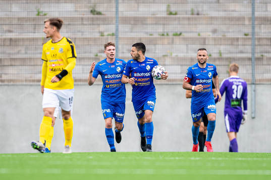 Linköpings Wellinton Gustavo Fernandes Avelar jublar