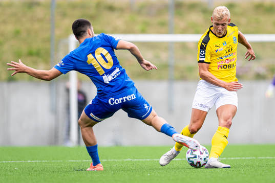 Linköpings Wellinton Gustavo Fernandes Avelar och Lunds