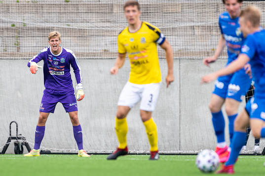 Lunds målvakt Mathias Nilsson