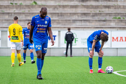 Linköpings Almir Gullit dos Santos och Alexander Fioretos