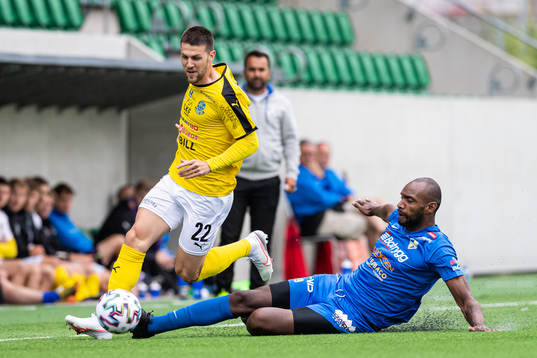 Lunds Oliver Stojanovic Fredin och Almir Gullit dos Santos