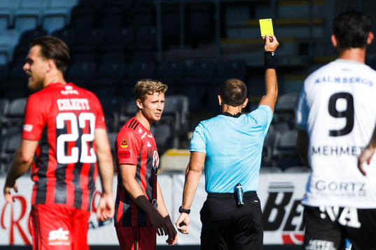 Östersunds Ludvig Fritzson får en varning