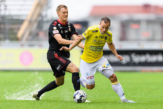 Kalmars Svante Ingelsson och Falkenbergs Anton Wede