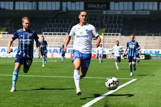 IFK Norrköpings Jonathan Levi och Djurgårdens Jacob Une