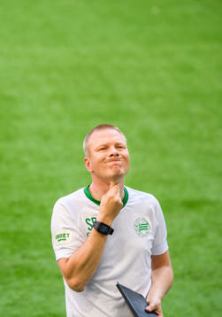 Hammarbys tränare Stefan Billborn deppar