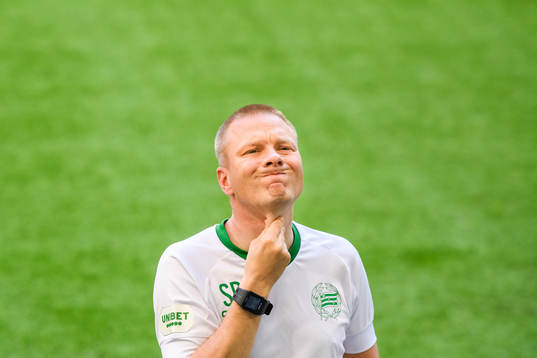 Hammarbys tränare Stefan Billborn deppar