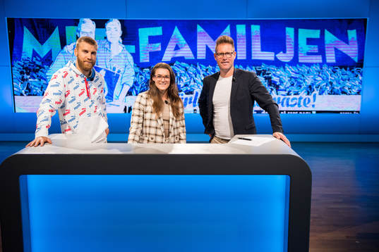 Rasmus Bengtsson, Saga Fredriksson och Magnus Svensson i