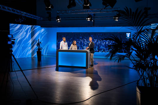 Rasmus Bengtsson, Saga Fredriksson och Magnus Svensson i