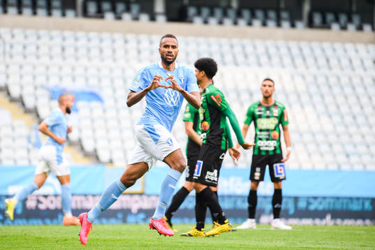 Malmö FFs Isaac Kiese Thelin jublar