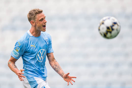 Malmö FFs Sören Rieks reagerar