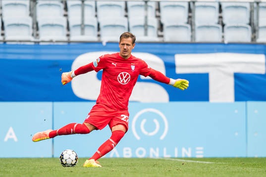 Malmö FFs målvakt Johan Dahlin