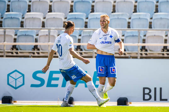 IFK Norrköpings Christoffer Nyman jublar