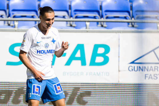 IFK Norrköpings Jonathan Levi jublar