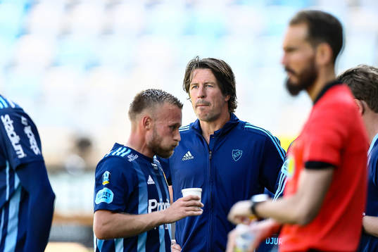 Djurgårdens tränare Thomas Lagerlöf