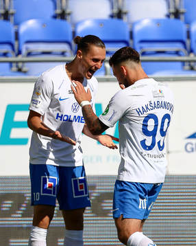 IFK Norrköpings Jonathan Levi jublar