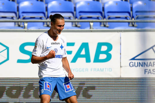 IFK Norrköpings Jonathan Levi jublar