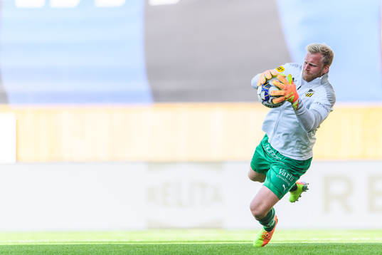 Häckens målvakt Peter Abrahamsson