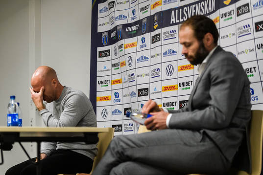 Sirius tränare Henrik Rydström och Häckens tränare