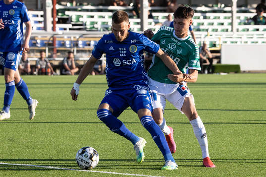 Sundsvalls Dennis Olsson och Brages Noa Williams