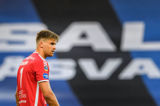 Sirius målvakt Lukas Jonsson