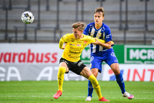 Mjällbys Taylor Silverholt och IFK Göteborgs Jesper