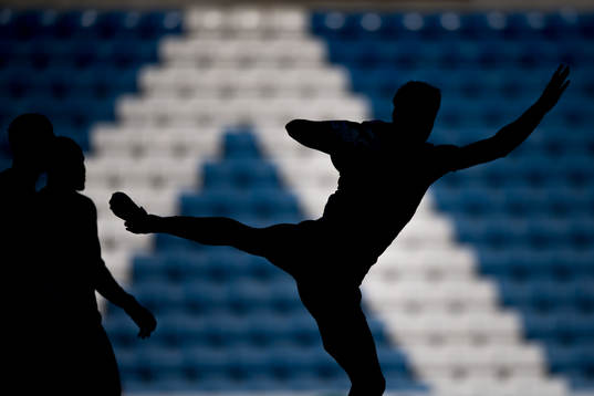Elfsborgs spelare i siluett