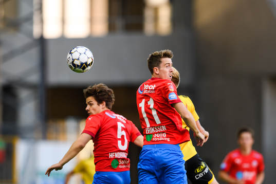Helsingborgs Brandur Hendriksson och Adam Eriksson
