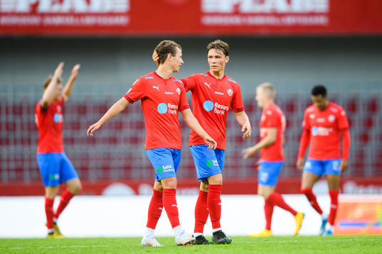 Helsingborgs Alex Timossi Andersson och Filip Sjöberg