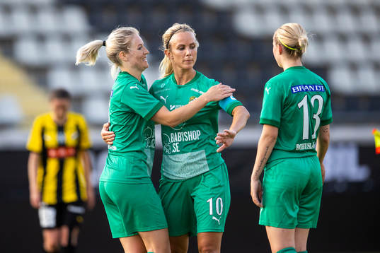 Ljungskiles Amanda Gustavsson, Sandra Bagger och Linnéa