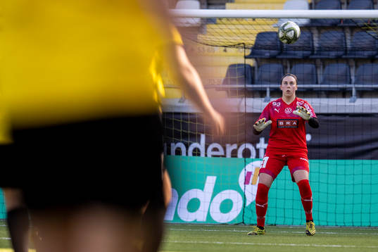Häckens målvakt Annie Augustsson