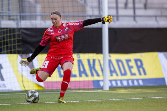 Häckens målvakt Annie Augustsson