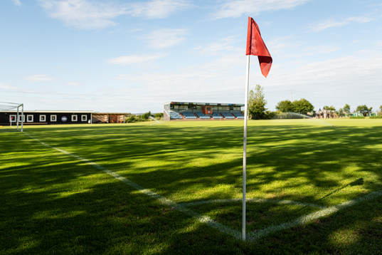 Hörnflagga på Vejby IP