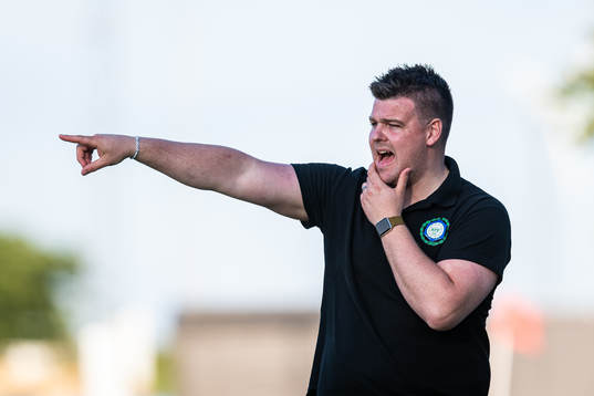 Klippans tränare Emil Bengtsson