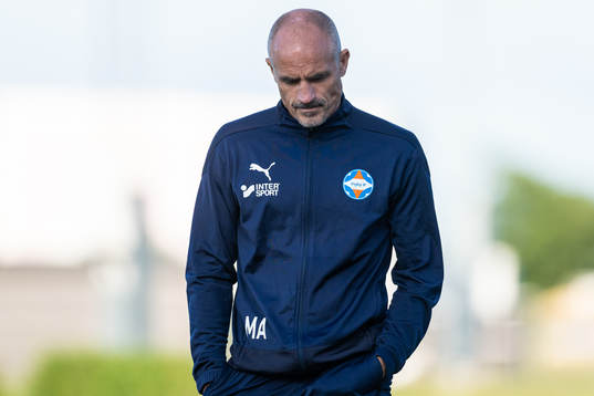 Vejbys tränare Magnus Arvidsson deppar