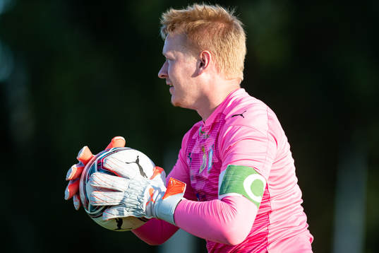 Klippans målvakt Fredrik Lundahl