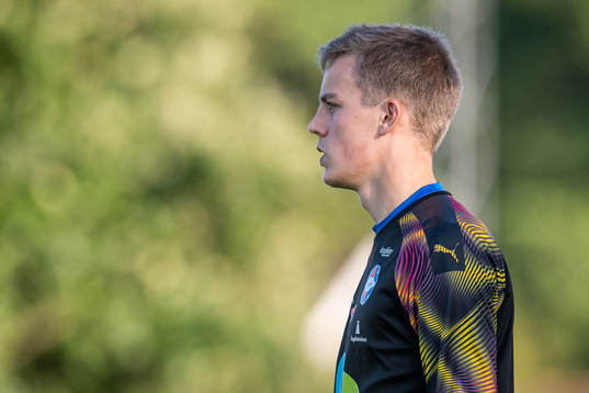 Vejbys målvakt Oskar Anderek