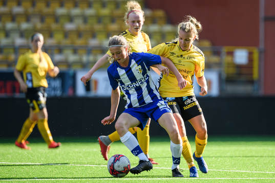 IFK Göteborgs Alexandra Larsson och Elfsborgs Linda