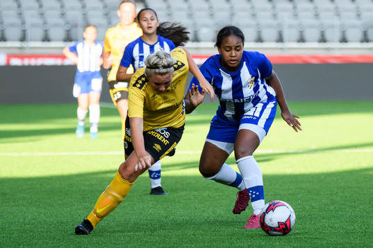 Elfsborgs Ebba Johansson och IFK Göteborgs Aliima