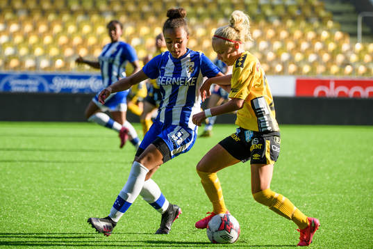IFK Göteborgs Tida Jatta och Elfsborgs Tea Skoglund