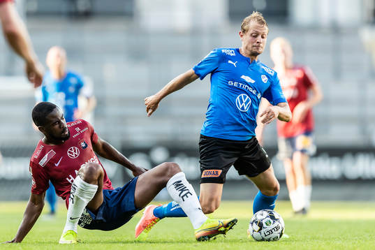 Örgrytes Abdul Razak och Halmstads Joel Allansson