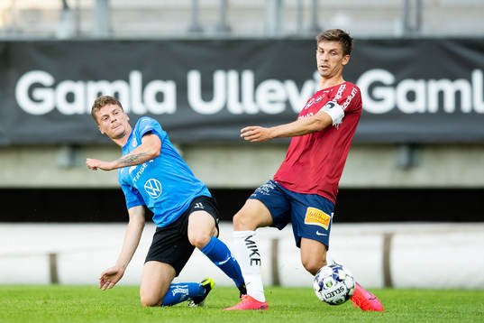Halmstads Samuel Kroon och Örgrytes Daniel Paulson